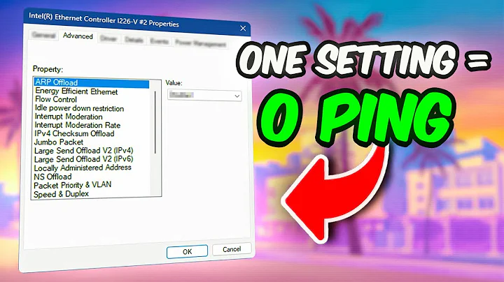 BEST Ethernet Network Settings for GAMING (Lower Ping, Latency, Increase Speed)