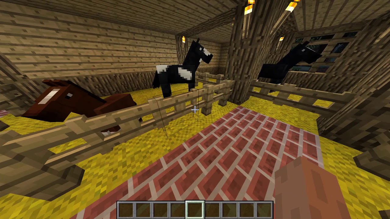 Construction d'un centre équestre Minecraft épisode 3 - YouTube