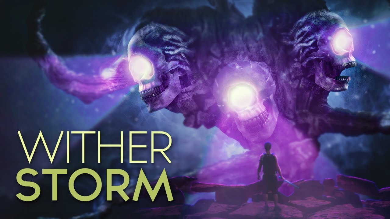 Premium Free ai Images  minecraft wither storm in real life