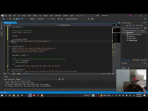 Text Based Adventure - Python (game_05)