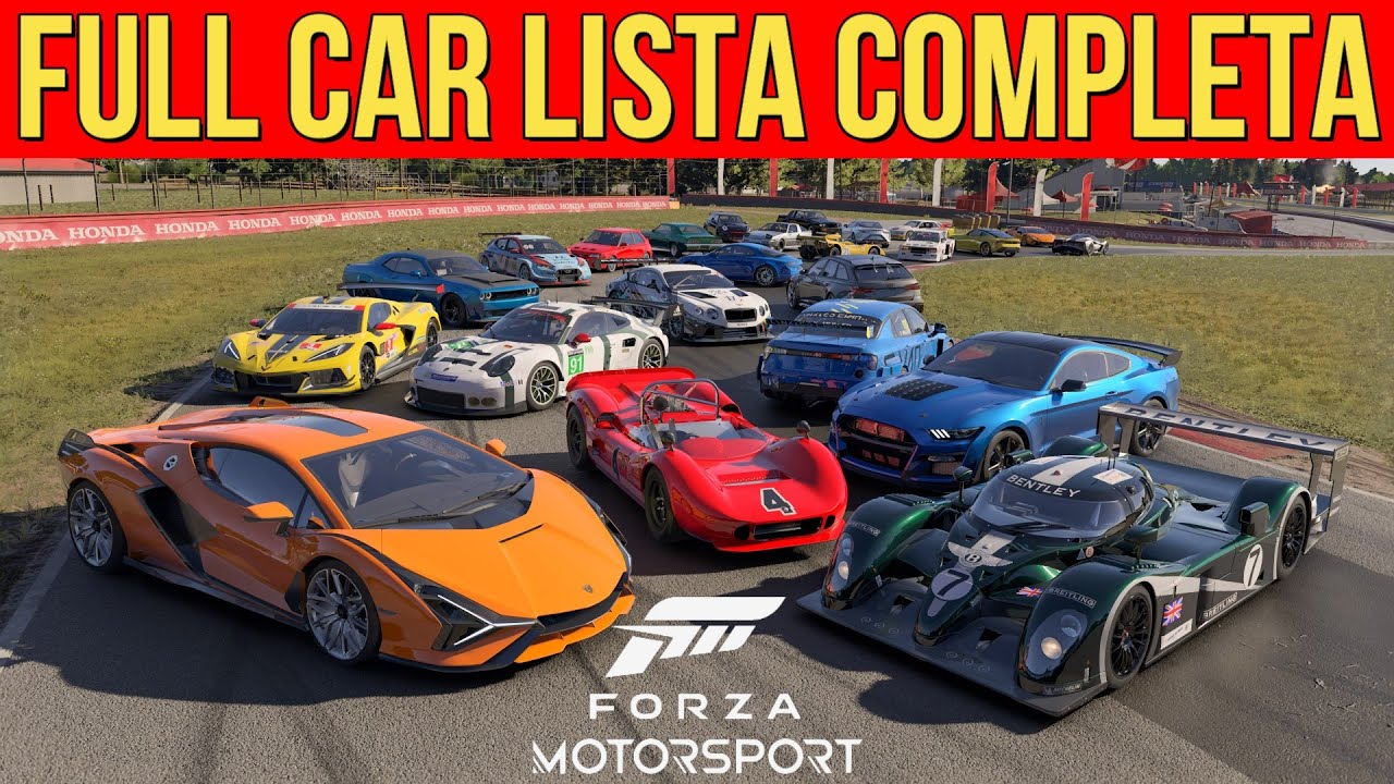 Lista completa de carros e pistas do Forza Motorsports 6