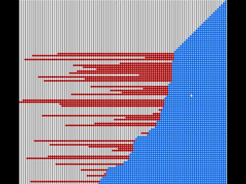 Beadsort in p5.js