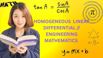 HOMOGENEOUS LINEAR DIFFERENTIAL EQUATIONS//ENGINEERING MATHEMATICS KU/POU/PU/TU