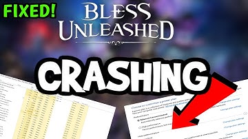 How To Fix Bless Unleashed Crashing! (100% FIX)