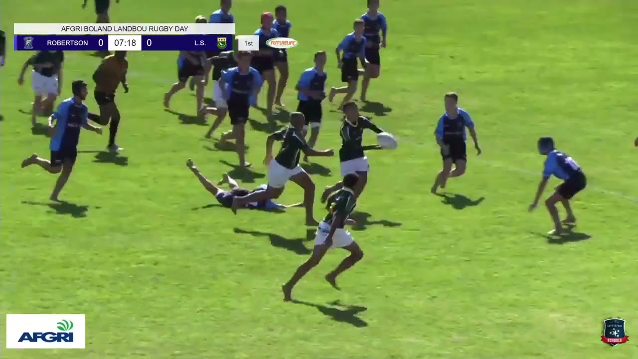 Robertson Laerskool take on Laerskool Vredendal at the Boland Landbou Rugby Day 2023 | 10 Mar 2023