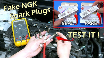 Fake NGK Iridium Spark Plugs | How To Test!!