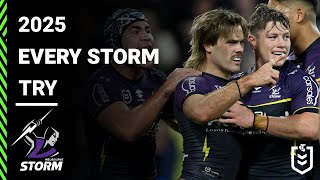 NRL Highlights | Every Melbourne Storm Try from 2025 | NRL