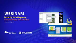 Geonet Webinar : Level Up Your Mapping I Inside Global Mappers Newest Features