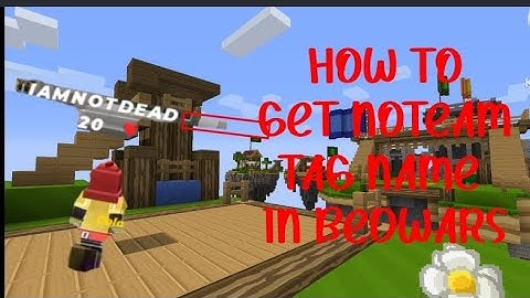 HOW TO GET NO TEAM TAG NAME IN BEDWARS (BLOCKMAN GO)