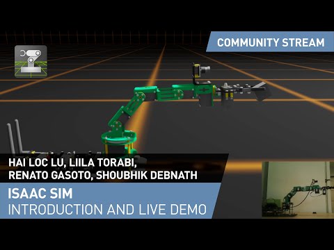 Introduction and Live Demo in Isaac Sim - Community Stream