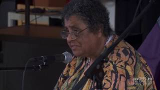 Avotcja reads Pat Parker at the San Francisco Public Library