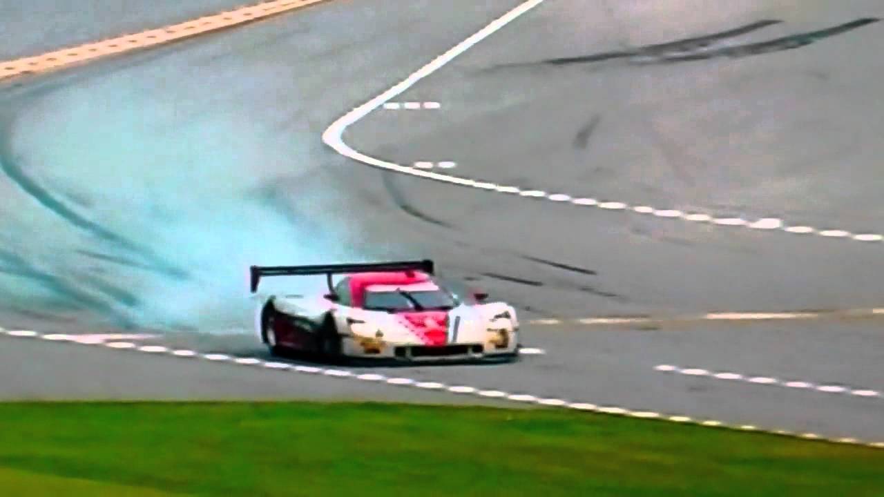 Best Pit Entrance Ever! Sebastien Bourdais @ Rolex 24