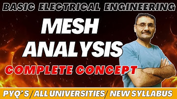 Mesh Analysis | Concept | Problems | BEE | Btech | BSc | JEE | NEET | UPSC | Class 12 Physics