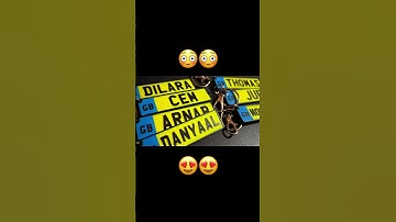 Custom 3D Printed License Plate Name Keyring – Must-Have for Car Lovers! #3dprinting #3dprints #etsy