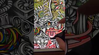 Zooming into my latest drawing