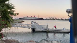 Queen mary At Sunset 