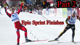 Top 5 Most Epic Sprint Finishes In Cross Country Skiing || Part 2