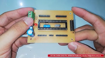 KIT RA CHÂN CHO PIC 16F887/877A.