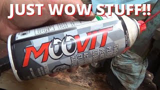 Let's see if the MOOVIT penetrating lube helped us on the driveshaft