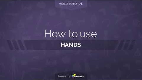 How to use Hands template in AinTrailers v3 | Video Tutorial [After Effects]