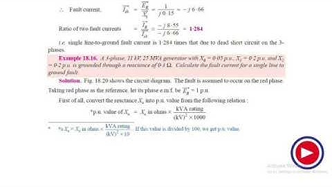 unsymmetrical fault calculation part-6
