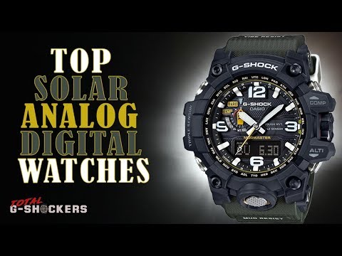 Top 5 SOLAR Analog Digital Watches | Top Rated Watch Review