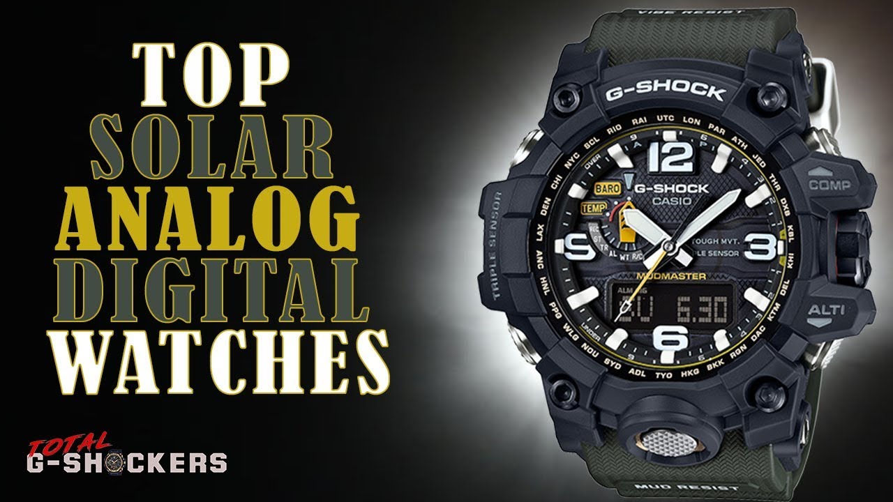 casio g shock solar analog