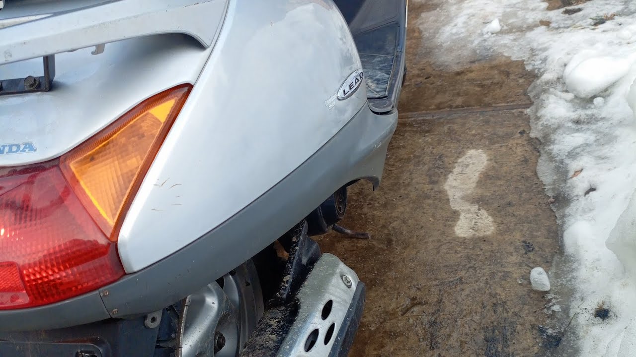 замер компрессии на скутере Хонда Лид 48 - YouTube