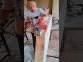 電気カンナで木材をツルツルに削る!✨ Electric Planer Smoothing Wood #shorts #asmr #woodwork #大工