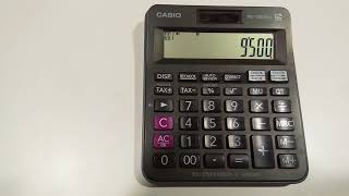 how to use tax  and tax- button on calculator