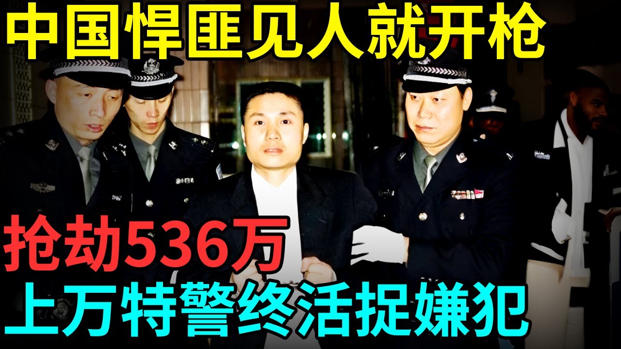 中国第一悍匪抢劫536万，见人就开枪射杀，上万特警追捕4年，最终活捉嫌犯！【档案纪实】