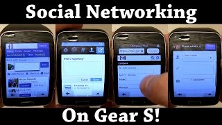 How to get Gmail, Facebook, Twitter, Google+ and more on the Samsung Gear S! screenshot 2