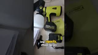 Zper 400W Electric Spray Gun Cordless Paint Sprayer 800Ml Fast Smooth Painting Results