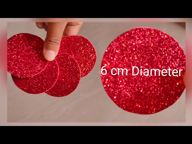 Latest Hair clips Tutorial, Glitter foam sheet craft