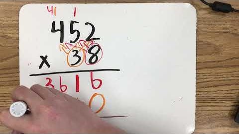 Multiplication - Standard Algorithm (U.S.)