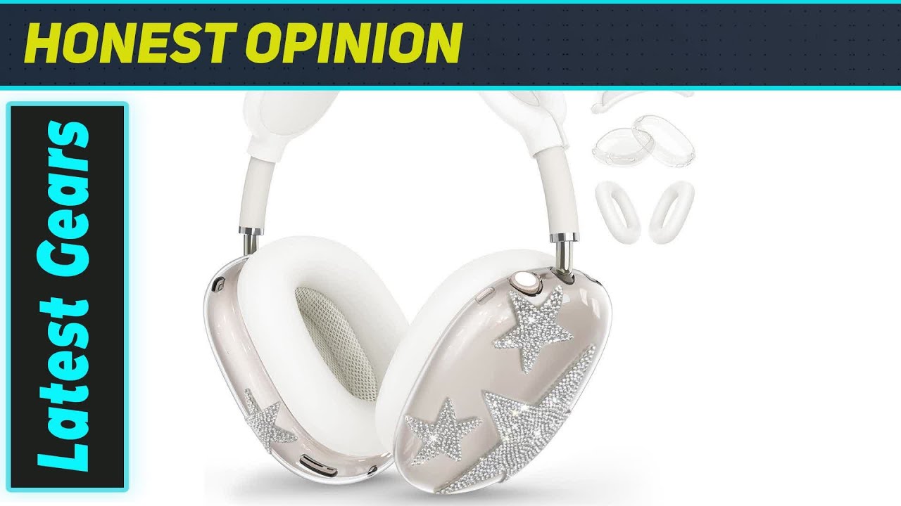 Чехол-чехол Bling для AirPods Max: ярчайшее обновление для USB-C 2024 года!