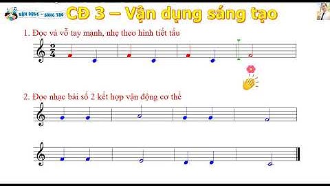 VẬN DỤNG SÁNG TẠO CĐ3 - ĐỌC VÀ VỖ TAY MẠNH NHẸ THEO HÌNH TIẾT TẤU - ÂM NHẠC 2 KẾT NỐI TRI THỨC
