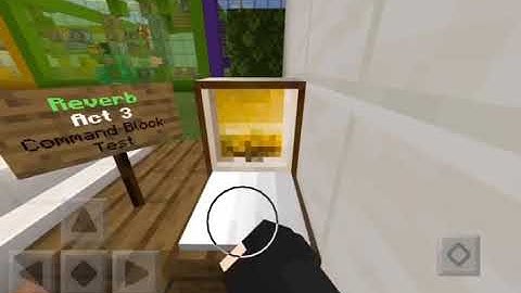 MCPE JOJO: Reverb Act 3 Stand Command Block test