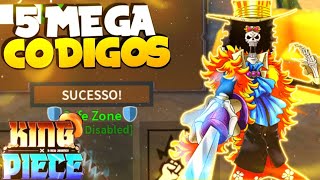 5 MEGA CÓDIGOS *FUNCIONANDO* NO KING PIECE  KING LEGACY (OUTUBRO DE 2021)  - [ROBLOX] 