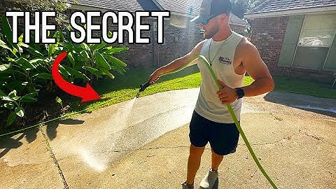 How To Clean Concrete Without Leaving Lines - Pressure Washing