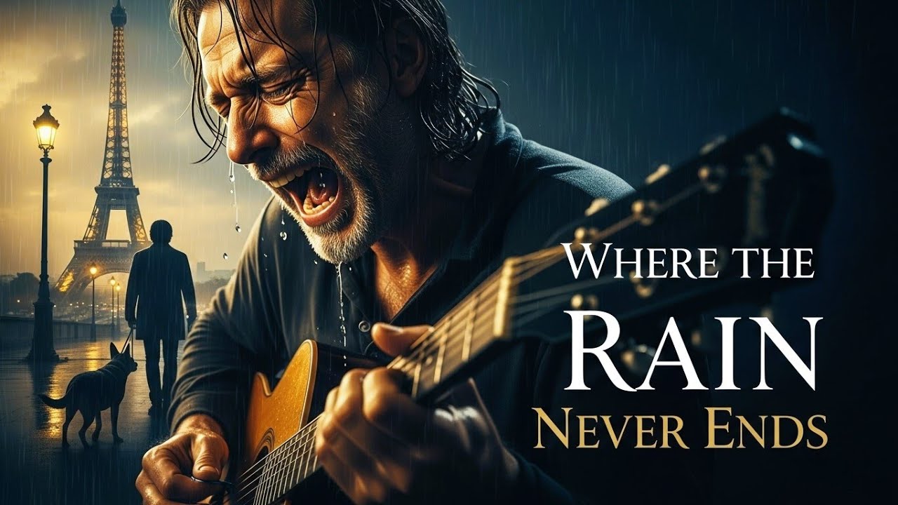 Where the Rain Never Ends 🌧️ Emotional Blues Rock Ballad | Rainy Dog Blues Radio