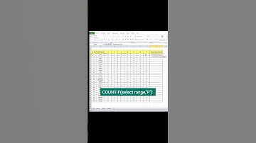 How to use COUNTIF Formula in Excel💯💫#exceltips #exceltutorial #exceltricks