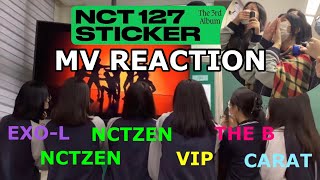 [시즈니브이로그] 여고생 엔시티127 스티커 뮤비 리액션| NCT127 “Sticker” MV Reaction