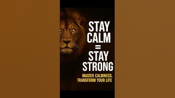Master Your Calm: Win the Silent Battle Within | #motivation #dailymotivation #usa