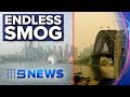 Fire smog turning Sydney-siders into 'pack-a-day smokers'  Nine News Australia