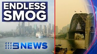 Fire smog turning Sydney-siders into 'pack-a-day smokers' | Nine News Australia