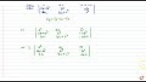 Using properties of determinants, prove that
`|[a^2, bc, ac+c^2] , [a^2+ab, b^2, ac] , [ab, b^...