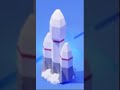 Lowpoly space rocket