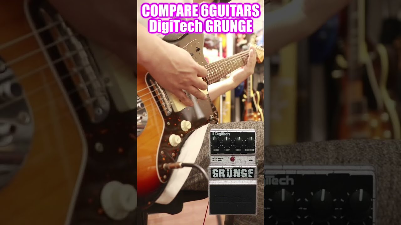 ギター DigiTech Grunge DigiTech Grunge Distortion Guitar Effect Pedal Used
