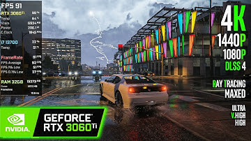 RTX 3060 Ti | GTA V Enhanced - 4K, 1440p, 1080p, DLSS 4, Ray Tracing, Ultra